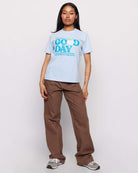 Shop Samii Ryan Samii Ryan x Smiley® Good Day Boxy Tee T-Shirt for women – premium loungewear and festival fashion at Spoiled Brat