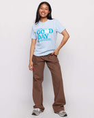 Shop Samii Ryan Samii Ryan x Smiley® Good Day Boxy Tee T-Shirt for women – premium loungewear and festival fashion at Spoiled Brat