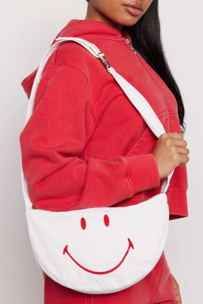 Shop Samii Ryan Samii Ryan x Smiley® Nylon Crossbody Bag Cross Body Bag for women – premium loungewear and festival fashion at Spoiled Brat