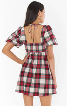 Show Me Your Mumu Smitten Tartan Babydoll Dress Party Dress by Show Me Your Mumu as seen on celebrities