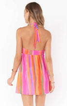 Show Me Your Mumu Zappa Rainbow Mini Dress Mini Dress by Show Me Your Mumu as seen on celebrities