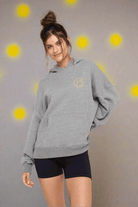 Shop Spiritual Gangster Spiritual Gangster SG Smiley Easy Hoodie Hooded Sweatshirt for women – premium loungewear and festival fashion at Spoiled Brat