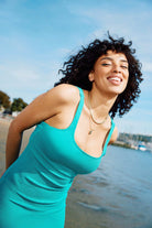 Shop Spiritual Gangster Spiritual Gangster Valerie Twist Back Midi Dress Maxi Dress for women – premium loungewear and festival fashion at Spoiled Brat