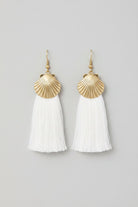 Shop Suzywan DELUXE Suzywan DELUXE Sea Shells Tassel Mermaid Earrings Earrings for women – premium loungewear and festival fashion at Spoiled Brat