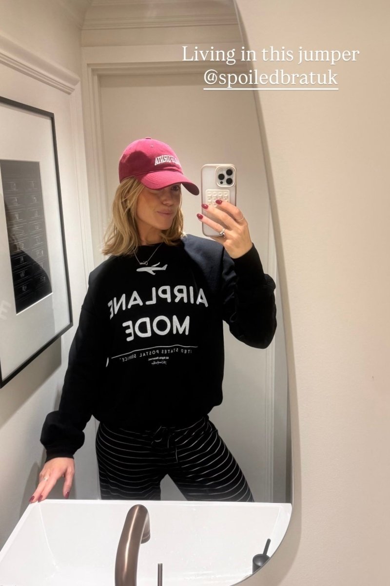 Shop The Laundry Room The Laundry Room Airplane Mode Sweater as seen on Chloe Meadows Jumper for women – premium loungewear and festival fashion at Spoiled Brat