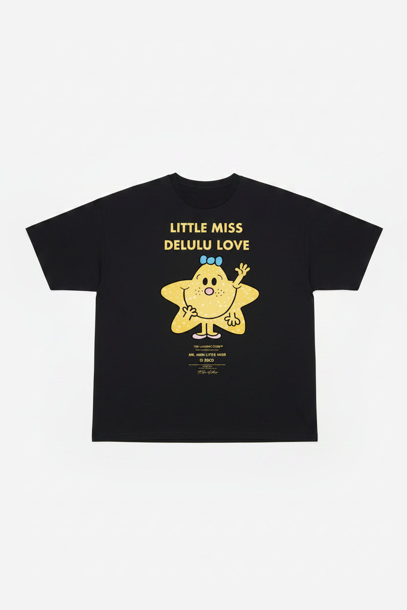 Shop The Laundry Room The Laundry Room Little Miss Delulu Love Oversized Tee T-Shirt for women – premium loungewear and festival fashion at Spoiled Brat