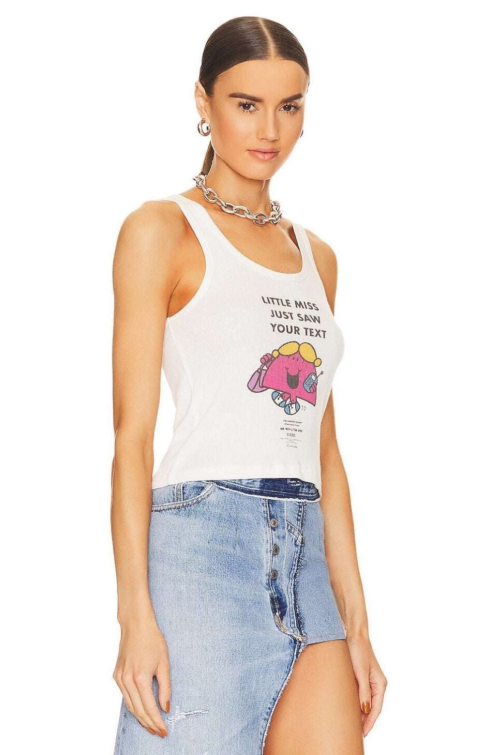 The Laundry Room Little Miss Just Saw Your Text Tank Top - Spoiled Brat