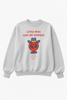 Shop The Laundry Room The Laundry Room Little Miss Kiss Me Cowboy Sweater Jumper for women – premium loungewear and festival fashion at Spoiled Brat