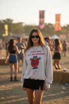 Shop The Laundry Room The Laundry Room Little Miss Kiss Me Cowboy Sweater Jumper for women – premium loungewear and festival fashion at Spoiled Brat