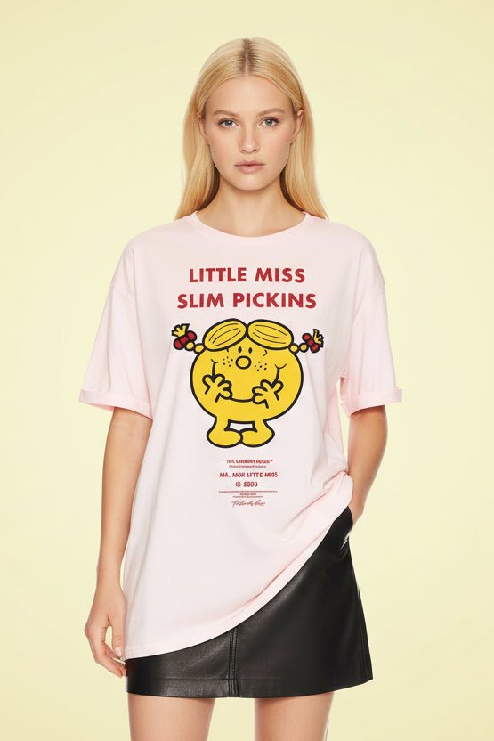 The Laundry Room Little Miss Slim Pickins Oversized Tee - Spoiled Brat