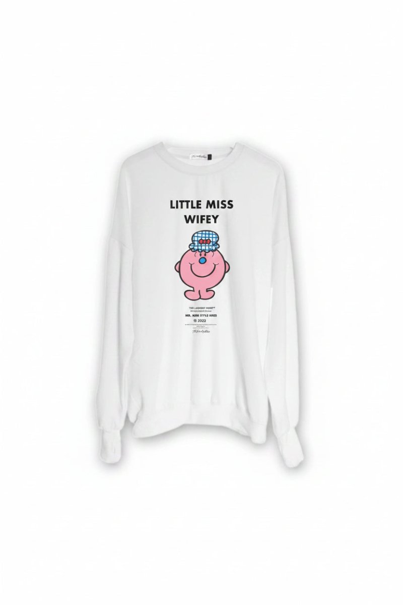 Shop The Laundry Room The Laundry Room Little Miss Wifey Sweater Jumper for women – premium loungewear and festival fashion at Spoiled Brat