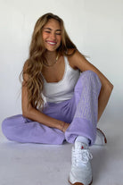 Shop The Mayfair Group Mayfair Choose Kindness Sweatpants as seen on Catherine Tyldesley Sweatpants for women – premium loungewear and festival fashion at Spoiled Brat