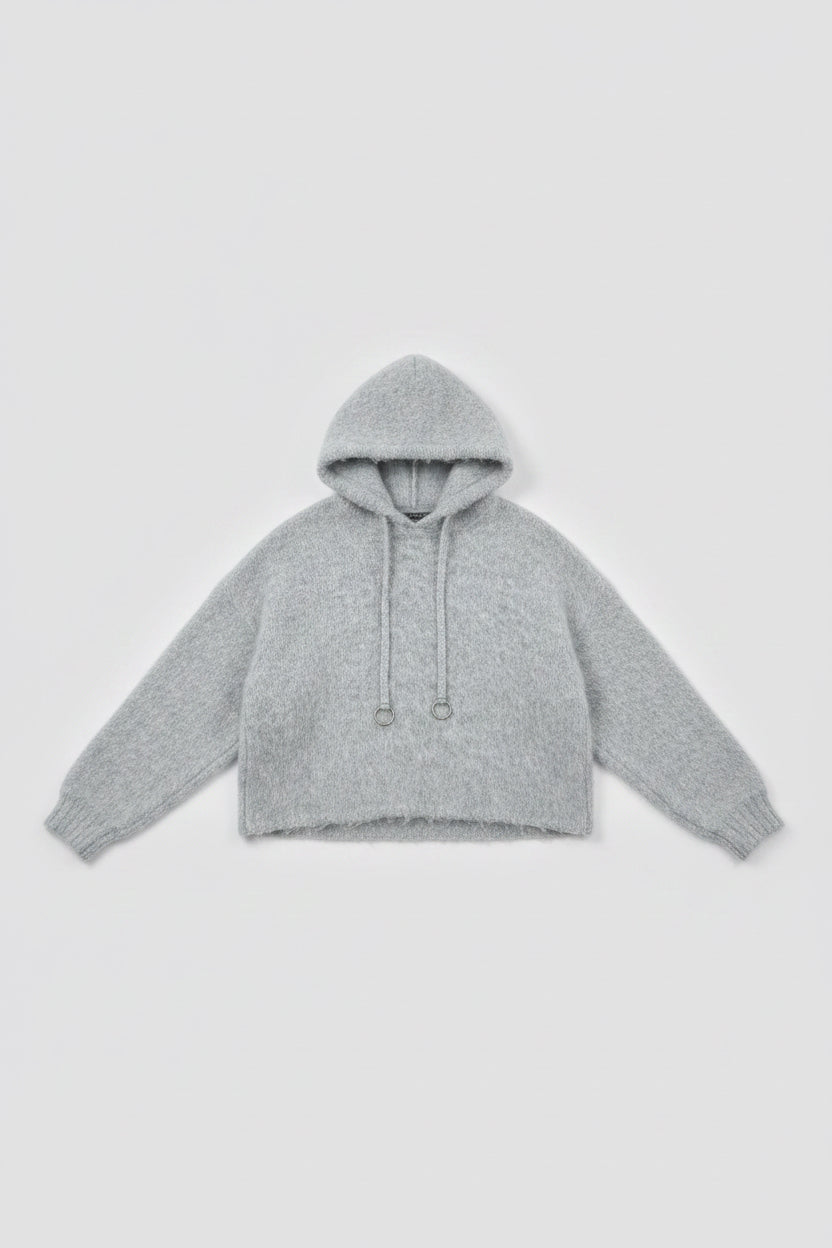 Shop The Ragged Priest The Ragged Priest Arctic Fluffy Knit Hoodie Hoodie for women – premium loungewear and festival fashion at Spoiled Brat