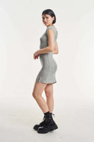 Shop The Ragged Priest The Ragged Priest Astral Metallic Silver Mini Dress Mini Dress for women – premium loungewear and festival fashion at Spoiled Brat