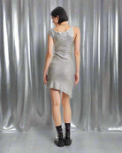 Shop The Ragged Priest The Ragged Priest Astral Metallic Silver Mini Dress Mini Dress for women – premium loungewear and festival fashion at Spoiled Brat