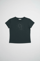 Shop The Ragged Priest The Ragged Priest Cross My Heart Baby Tee Top for women – premium loungewear and festival fashion at Spoiled Brat