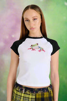 Shop The Ragged Priest The Ragged Priest Pond Life Baby Tee Top for women – premium loungewear and festival fashion at Spoiled Brat