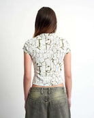 Shop The Ragged Priest The Ragged Priest Rift Baby Tee Top for women – premium loungewear and festival fashion at Spoiled Brat