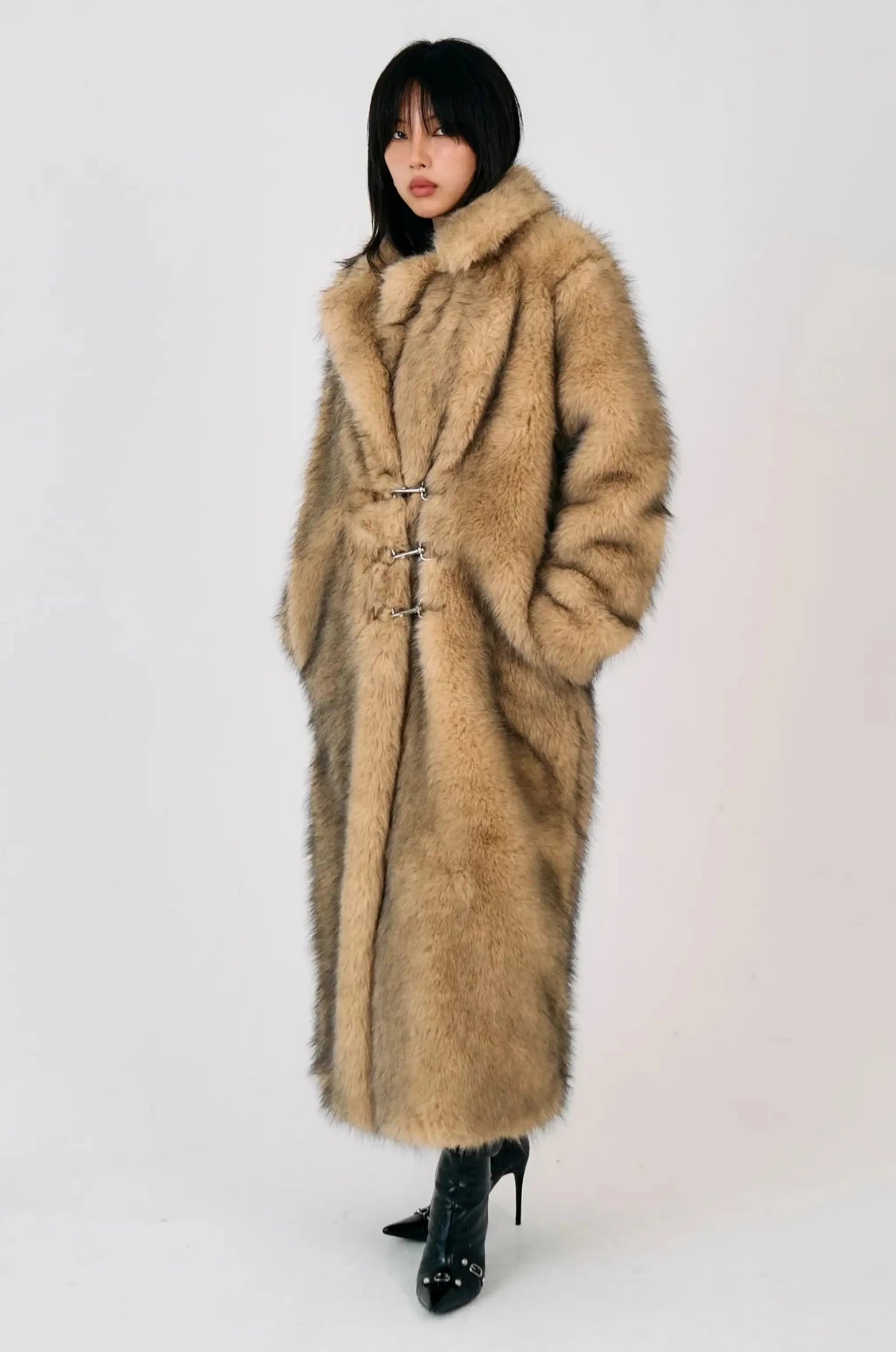 The Ragged Priest Tara Maxi Faux Fur Coat - Spoiled Brat