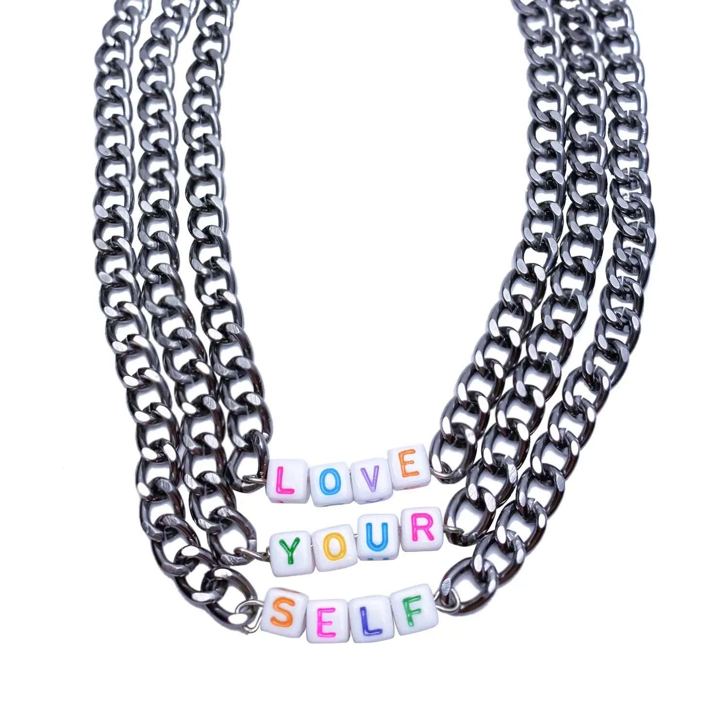 Trixy Starr Love Your Self Necklace Necklace by Trixy Starr as seen on celebrities
