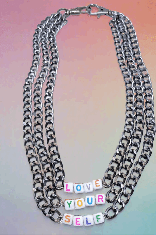 Shop Trixy Starr Trixy Starr Love Your Self Necklace Necklace for women – premium loungewear and festival fashion at Spoiled Brat