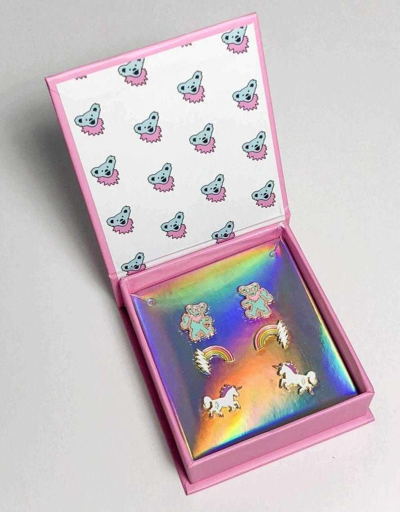 Trixy Starr x Grateful Dead Earring Set Earrings by Trixy Starr as seen on celebrities