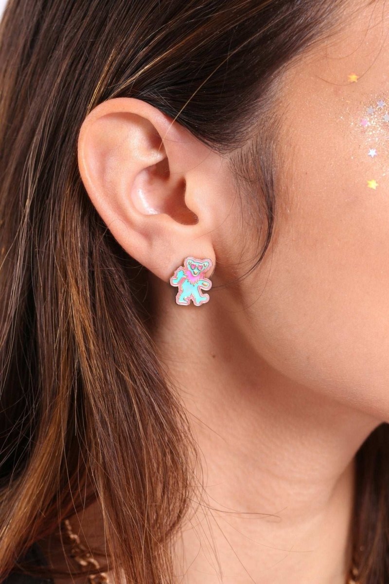 Shop Trixy Starr Trixy Starr x Grateful Dead Earring Set Earrings for women – premium loungewear and festival fashion at Spoiled Brat