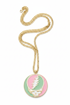 Shop Trixy Starr Trixy Starr x Grateful Dead Pastel Stealie Necklace Necklace for women – premium loungewear and festival fashion at Spoiled Brat