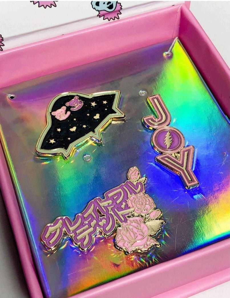 Trixy Starr x Grateful Dead Pin Set Pin by Trixy Starr as seen on celebrities