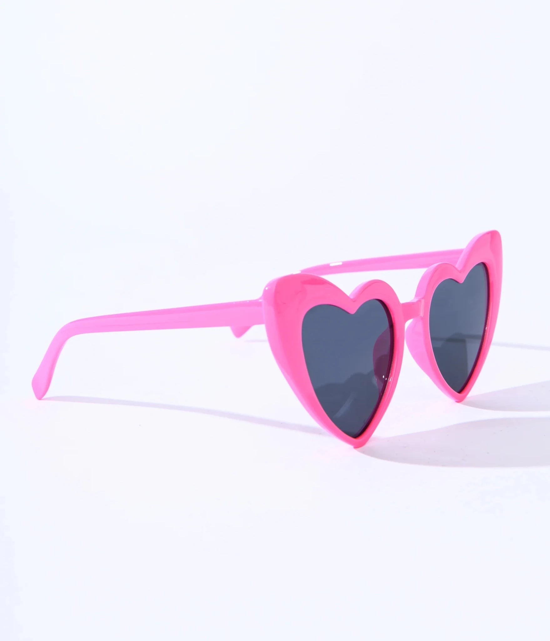 Unique Vintage x Barbie Hot Pink Heart Frame Sunglasses - Spoiled Brat