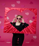 Shop Unique Vintage Unique Vintage x Barbie Hot Pink Heart Frame Sunglasses Sunglasses for women – premium loungewear and festival fashion at Spoiled Brat