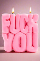 Shop Wavey Casa Wavey Casa FUCK You Pink Puffer Candle Candles for women – premium loungewear and festival fashion at Spoiled Brat