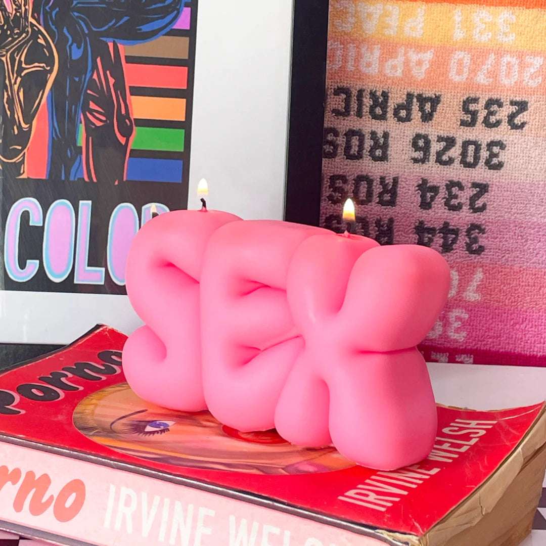 Wavey Casa SEX Pink Puffer Candle - Spoiled Brat