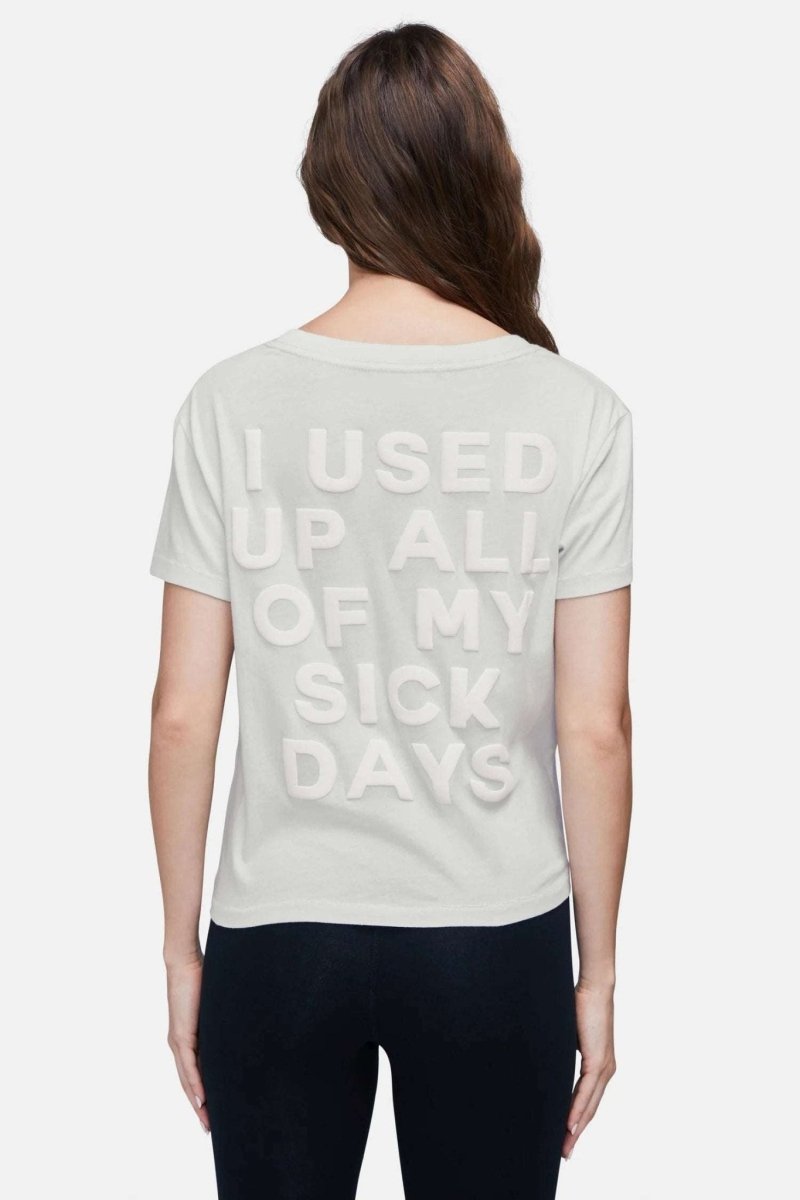 Shop Wildfox Wildfox Sickday Charlie Tee T-Shirt for women – premium loungewear and festival fashion at Spoiled Brat