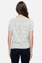 Shop Wildfox Wildfox Sickday Charlie Tee T-Shirt for women – premium loungewear and festival fashion at Spoiled Brat