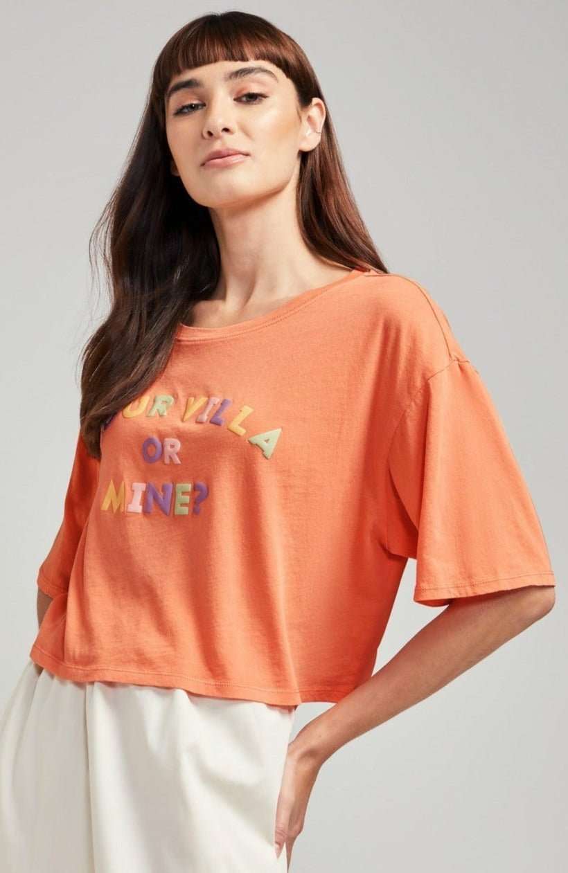 Wildfox Who's Villa Alhambra Tee - Spoiled Brat