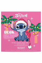 Disney Stitch advent calendar packaging on a pink background