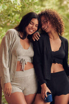 Shop Spiritual Gangster Spiritual Gangster Hudson Pointelle Cardigan Cardigan for women – premium loungewear and festival fashion at Spoiled Brat