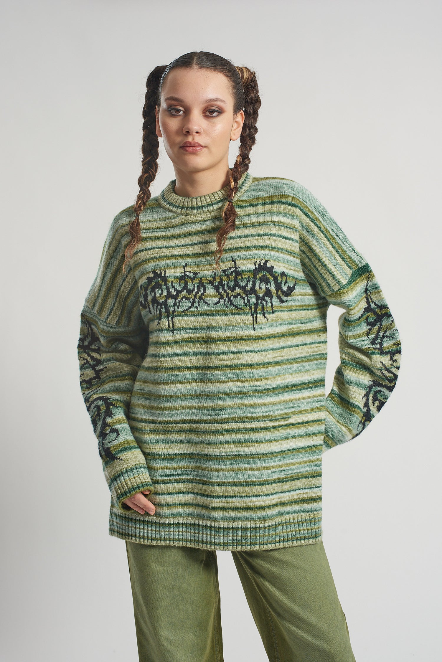 Buy The Ragged Priest Spacedye Nano Knit Jumper Online - Price Match Promise