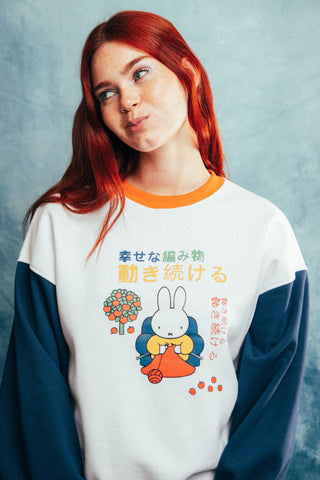 Daisy Street x Miffy Sweater with Puff Print