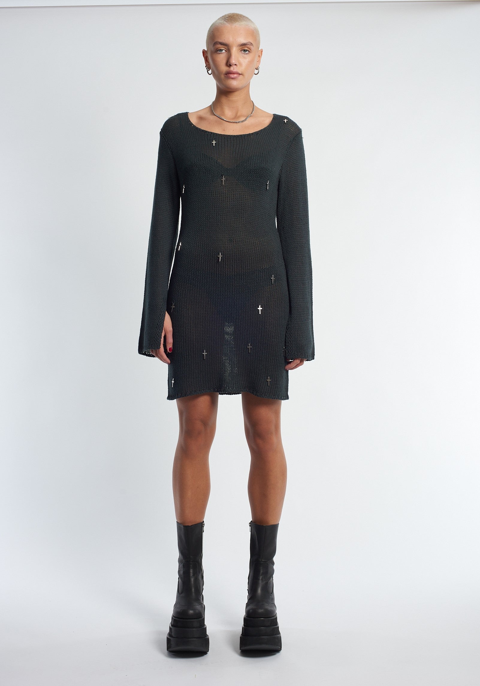 Shop The Ragged Priest The Ragged Priest Charmed Knit MinI Dress online at Spoiled Brat