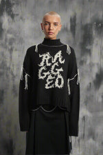 Shop The Ragged Priest The Ragged Priest Born Ragged High Neck Jumper online at Spoiled Brat