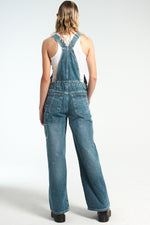 Shop The Ragged Priest The Ragged Priest Release Bleached Denim Dungarees online at Spoiled Brat