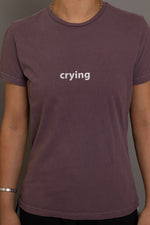 Shop Daisy Street Daisy Street Crying Printed Tee online at Spoiled Brat