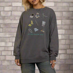 Daisy Street Playing Out Oversized Sweatshirt Sweater by Daisy Street as seen on celebrities
