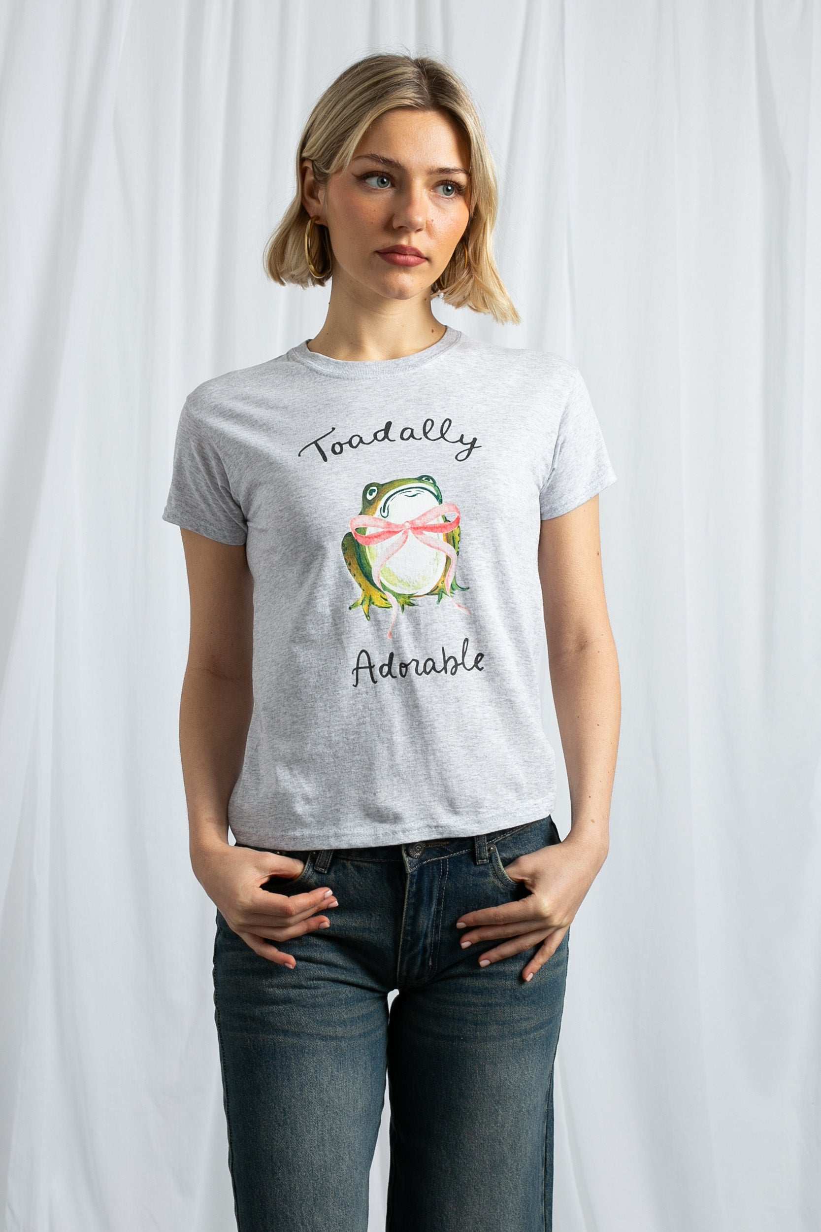 Daisy Street Toadally Adorable Baby Tee T-Shirt by Daisy Street as seen on celebrities