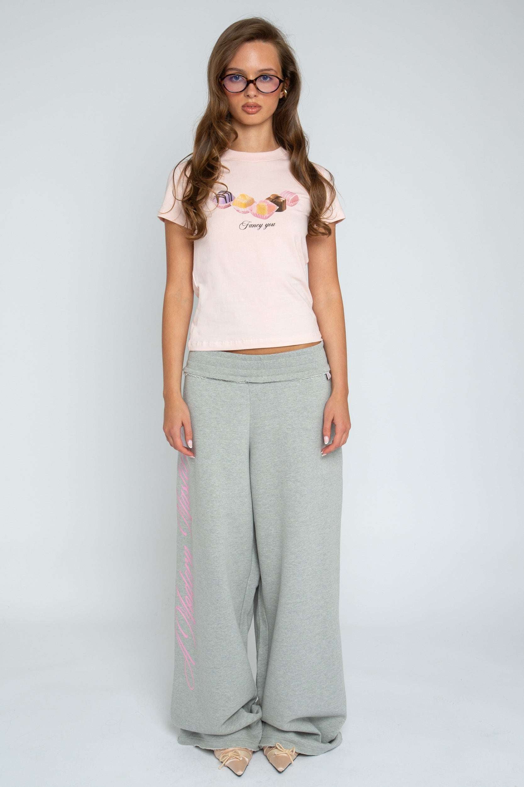 Daisy Street Masterpiece Grey Jogger Pants