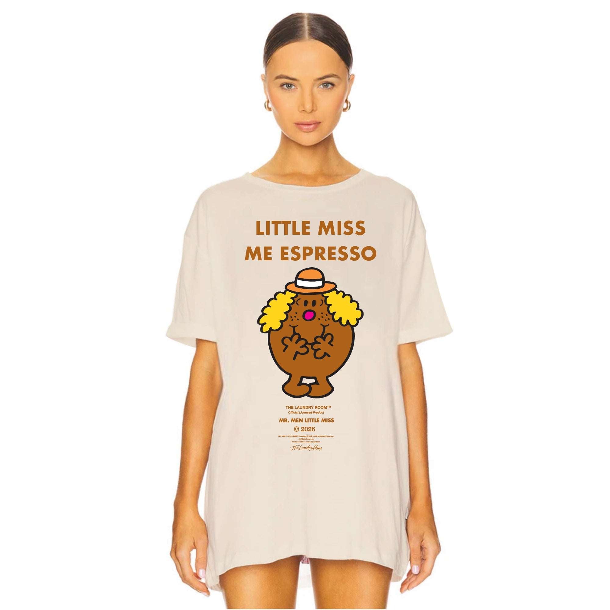 The Laundry Room Little Miss Espresso Oversized Tee