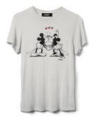 JUNKFOOD Disney Mickey and Minnie Kisses T-Shirt
