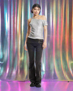 The Ragged Priest Shimmer Metallic Top